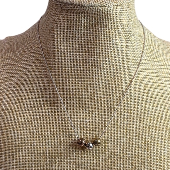 Silpada‎ Rose Sun Sterling Silver Fusion Necklace n2850 - Picture 3 of 5